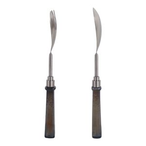 GRAYSONSTONE SET OF 2 SILVER SERVEWARE 1 (IN) 6