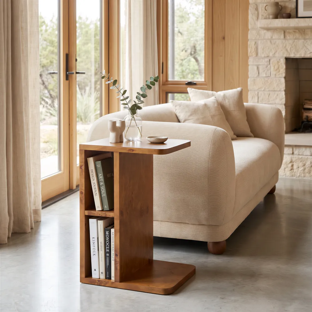 Aspen Side Table Brown