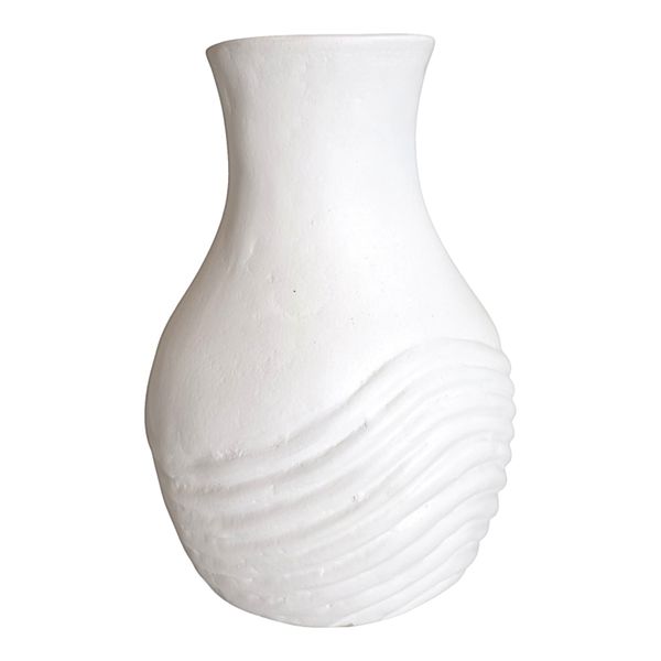 GAIGEWELL WHITE VASE 12 (IN)