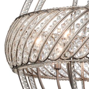 Bradington 32'' Wide 8-Light Chandelier - Weathered Zinc 2