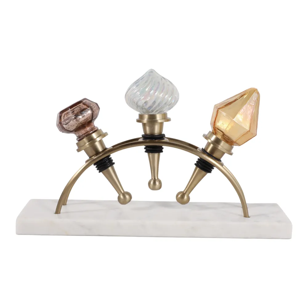 HOUSTONSHAW SET OF 3 GOLD BAR ACCESSORIES 7 (IN)
