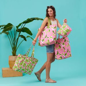 Poppy Papaver Canvas Carryall Tote Bag 4