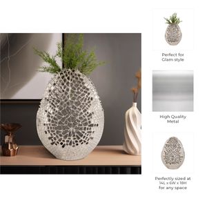 GORTONDALE SILVER VASE 18 (IN) 11