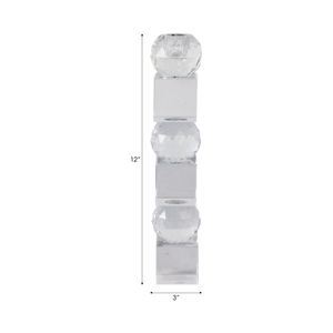 MERCERGROVE CLEAR CANDLE HOLDER 12 (IN) 9