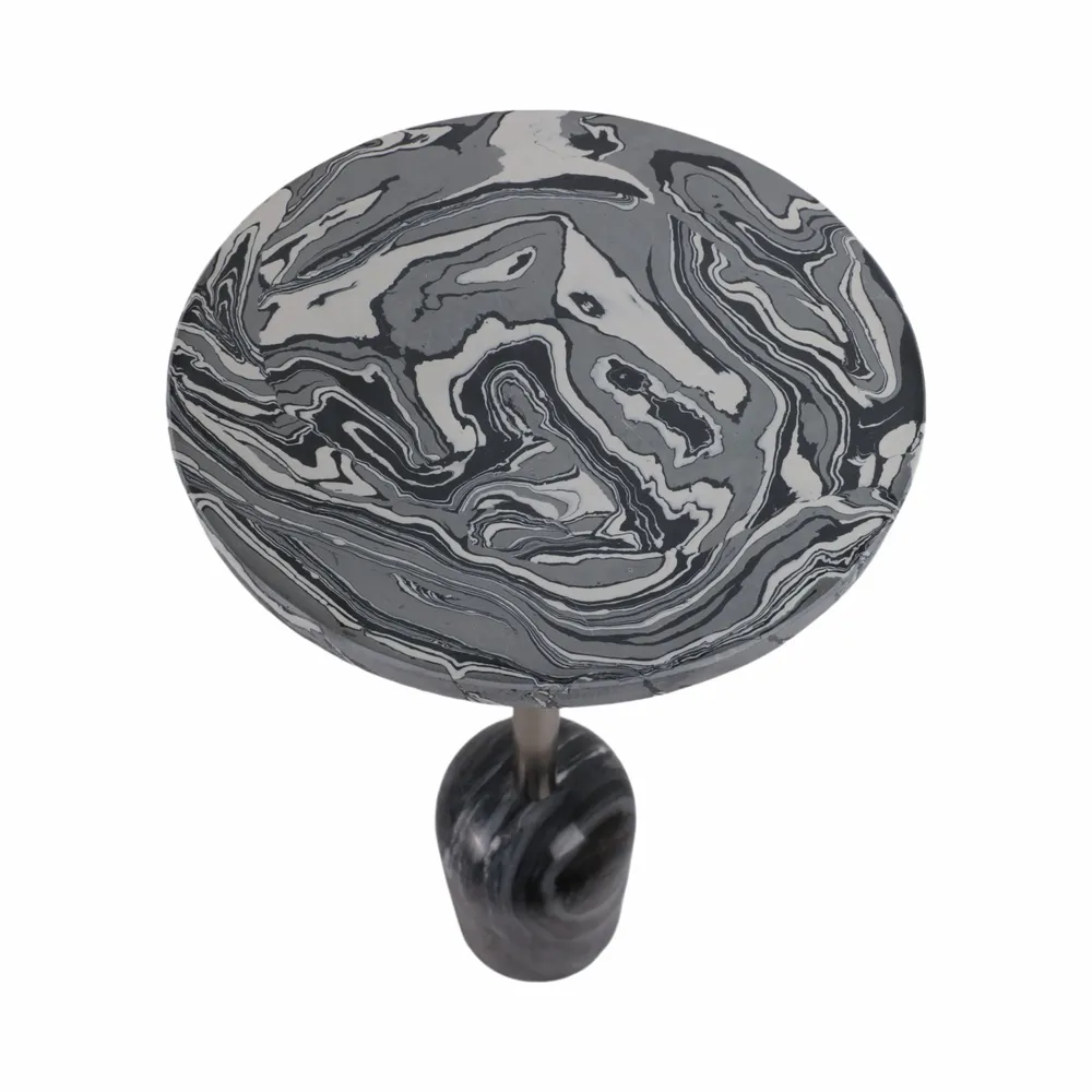 TRENTONROSE GRAY TABLE 24 (IN)