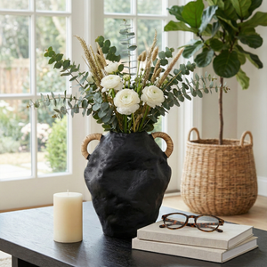 JULIANHAM BLACK VASE 13 (IN) 11