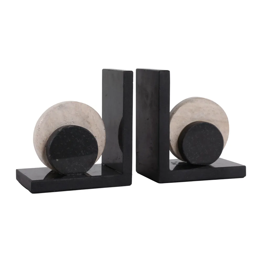 VERNONPARK BLACK BOOKEND 7 (IN)