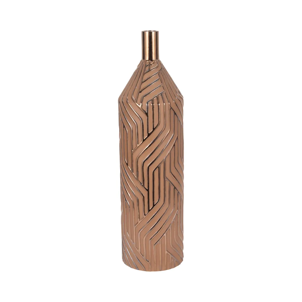 EATONPARK BROWN VASE 28 (IN)