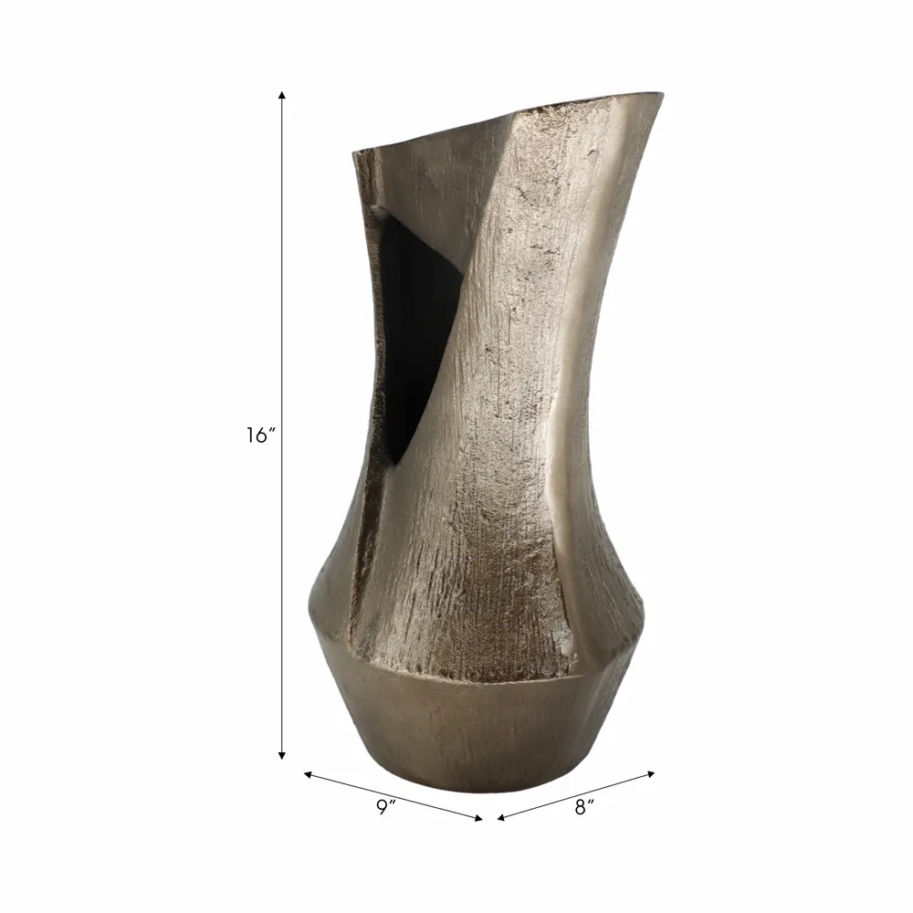 BRADENFIELD GRAY VASE 16 (IN)