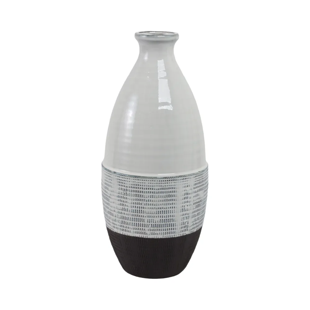 DALEYWICK GRAY VASE 18 (IN)