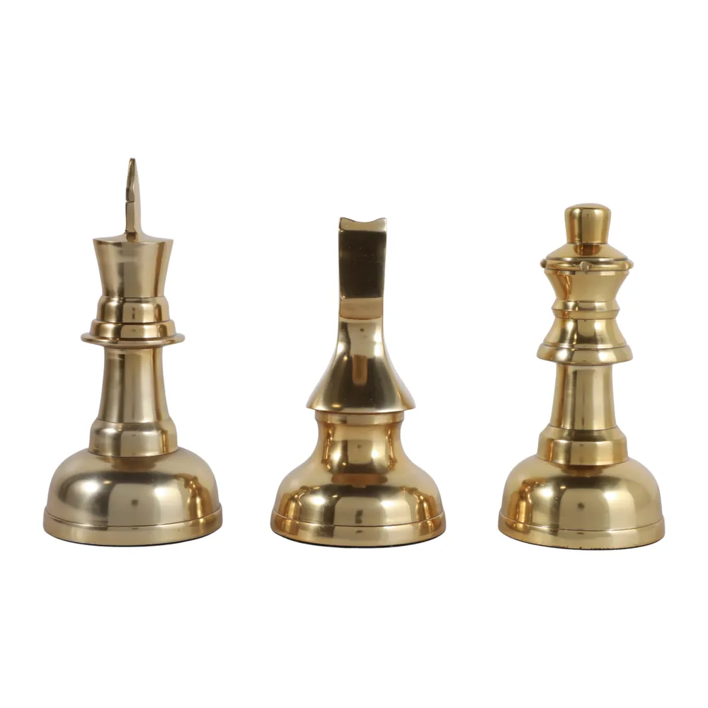 CASTONHOLM SET OF 3 GOLD DECOR 10 (IN)