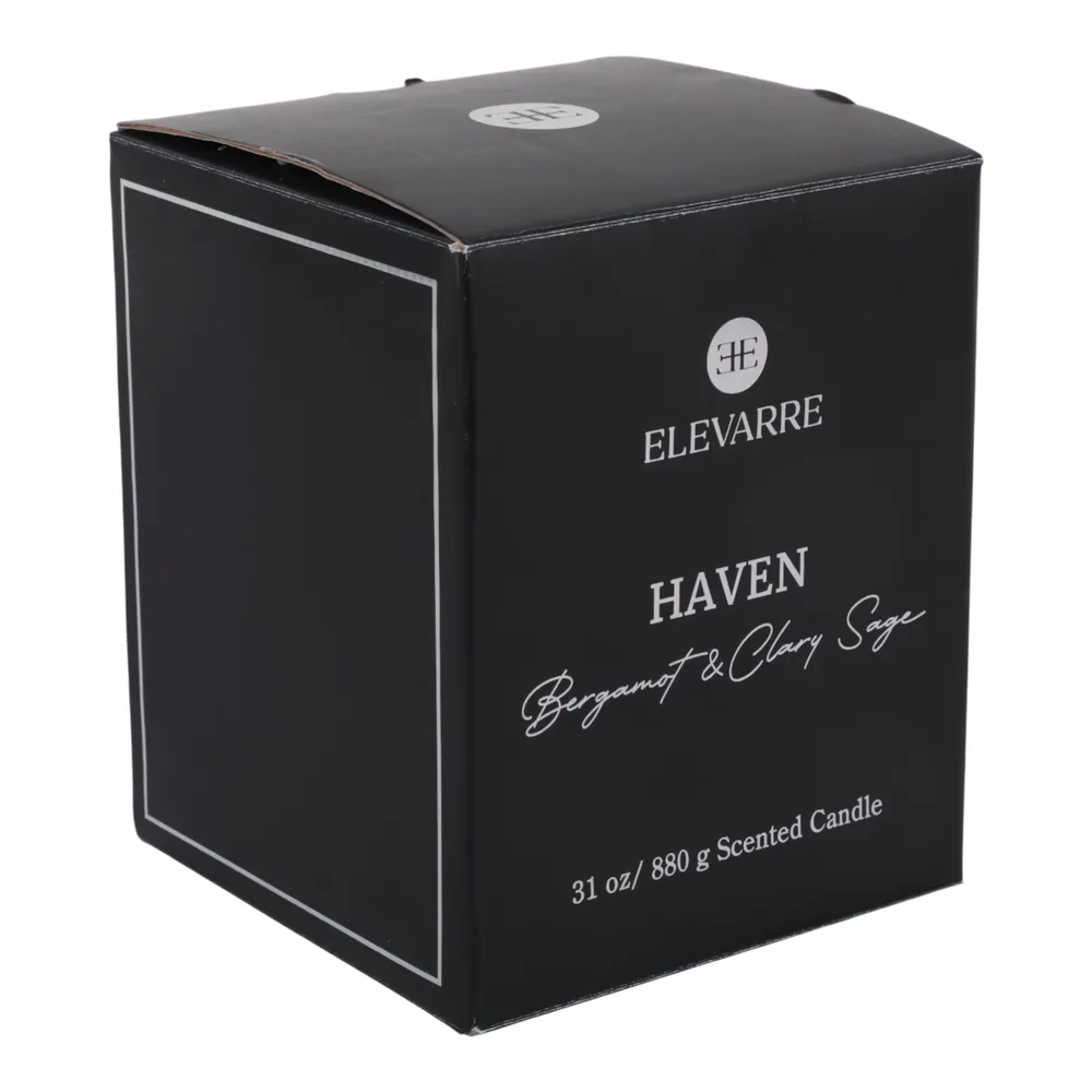 ROWANSTONE HAVEN BERGAMONT & CLARY CANDLE 7 (IN)