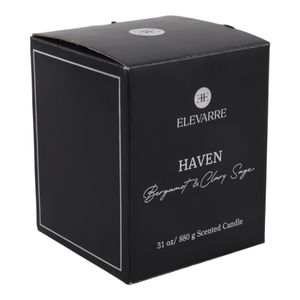 ROWANSTONE HAVEN BERGAMONT & CLARY CANDLE 7 (IN) 7