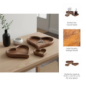 ISLESIDE SET OF 3 BROWN WOOD 2 (IN) 11