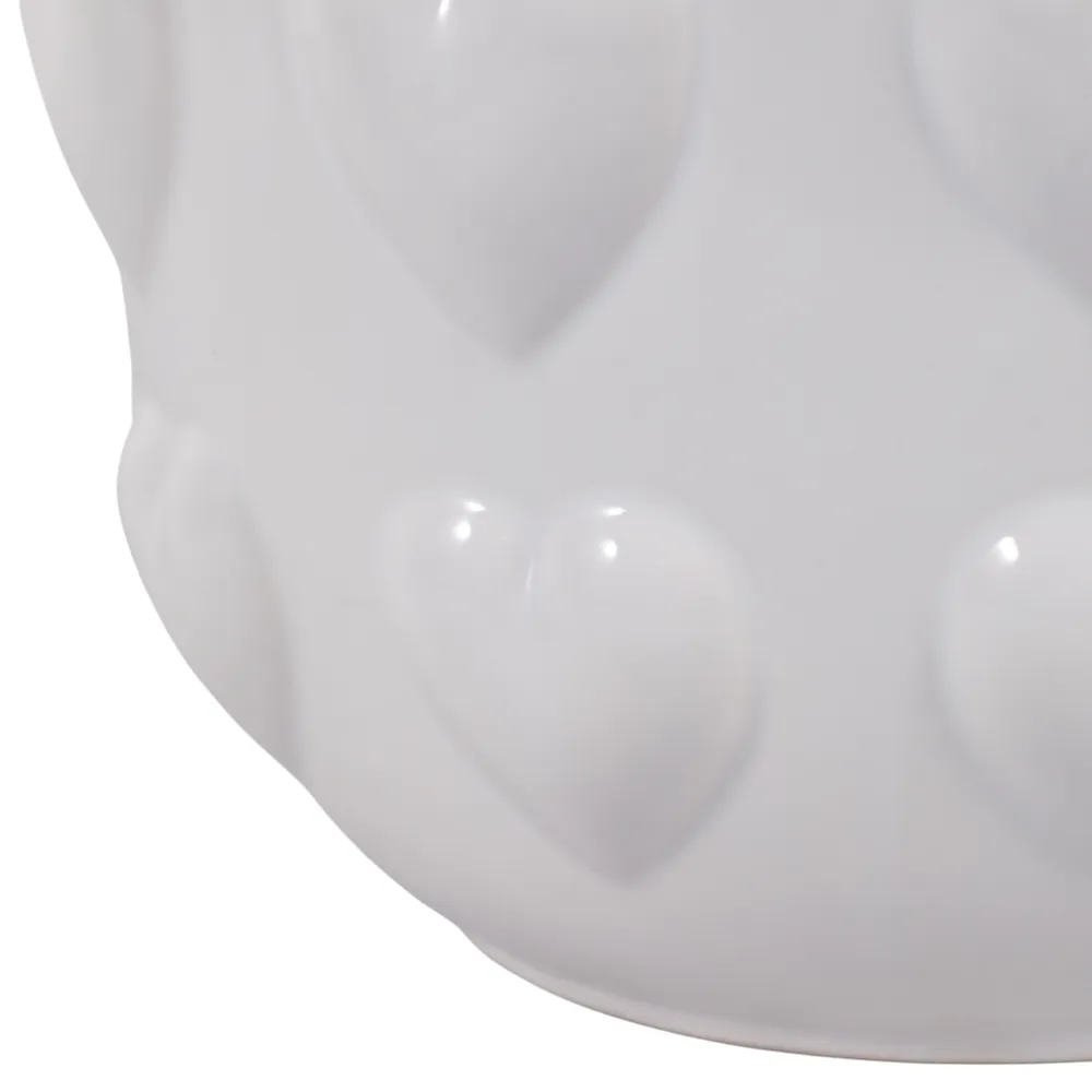DRAPEROAK SET OF 2 WHITE PLANTER 7 (IN)