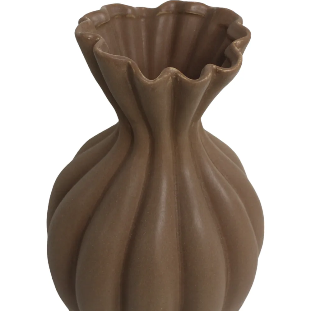 ERWINGROVE BROWN VASE 16 (IN)