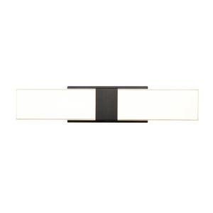 Reciprocate 25'' Wide 2-Light Vanity Light - Matte Black 1
