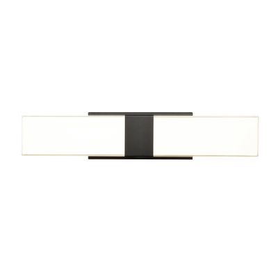 Reciprocate 25″ Wide 2-Light Vanity Light - Matte Black