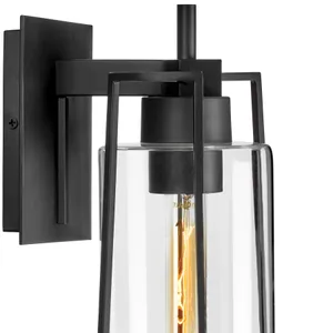 Cere Outdoor 14.25'' High 1-Light Sconce - Matte Black 3