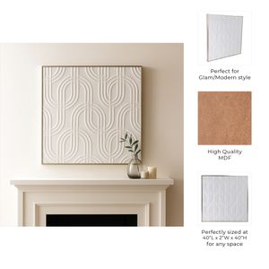 BRONSONMORE WHITE ART 40 (IN) 9