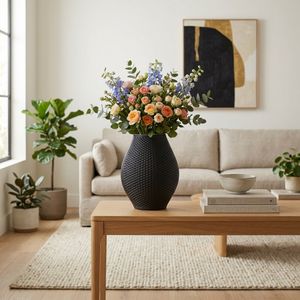 SKYLERSIDE BLACK VASE 15 (IN) 11