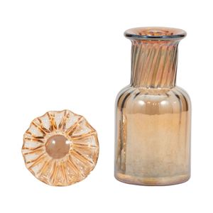 IVYCREST ORANGE GLASS VASE 11 (IN) 5