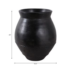 LARKVIEW BLACK VASE 20 (IN) 9