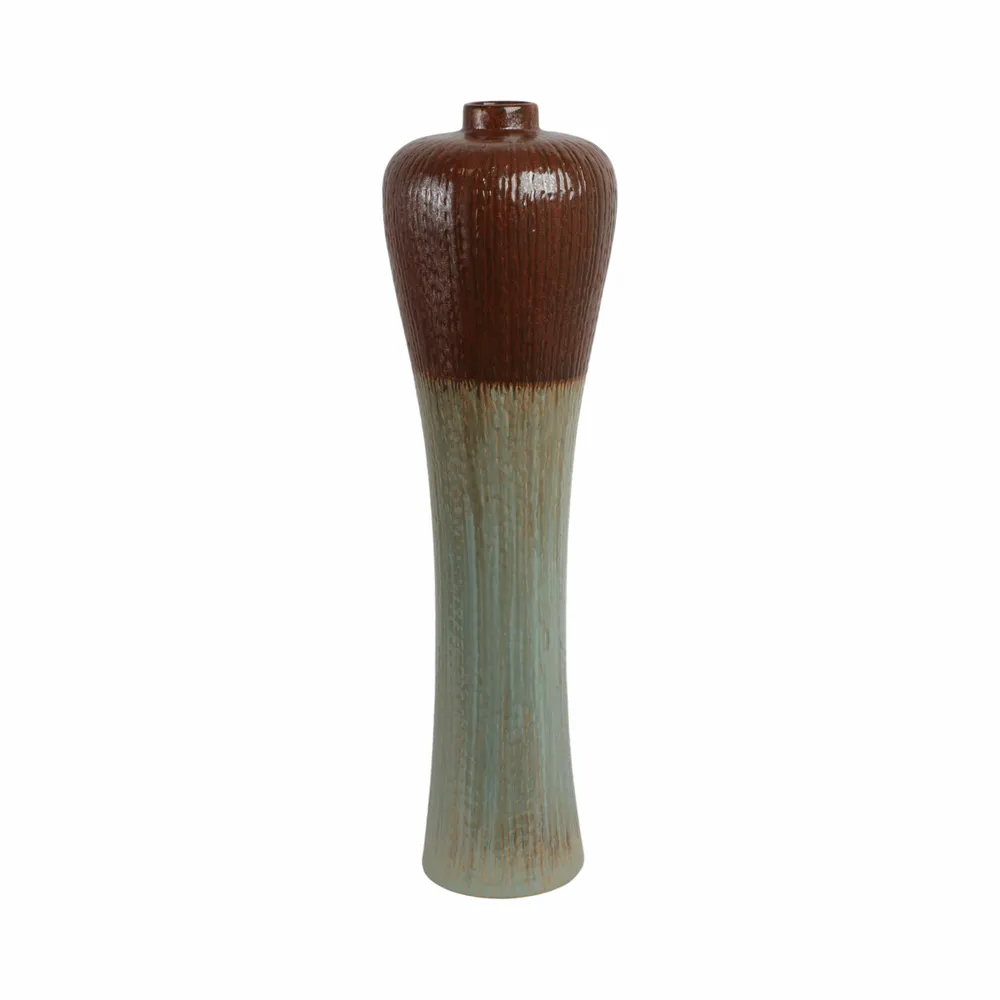 GAVINLAKE BROWN VASE 31 (IN)