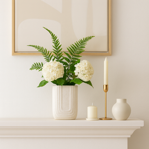 HINTONBURN IVORY VASE 8 (IN) 12