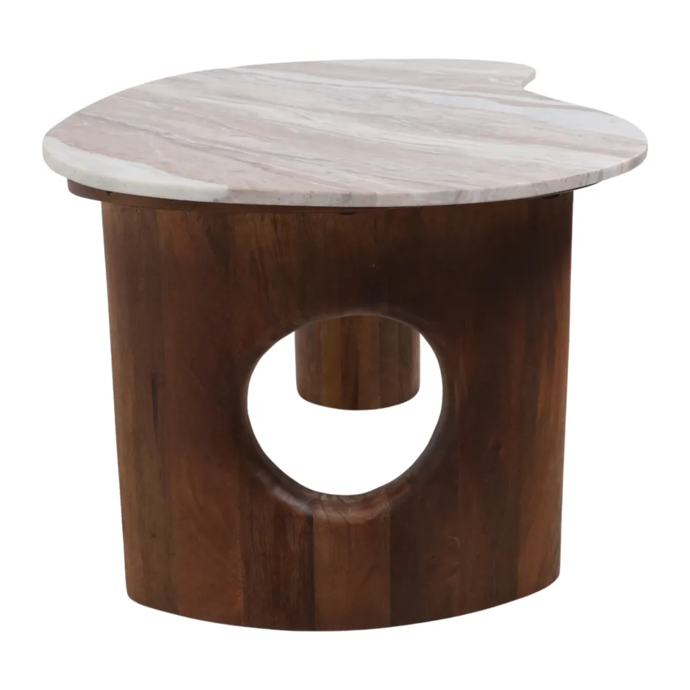 VERAWAY BROWN COFFEE TABLE 19 (IN)