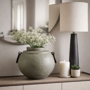 HAROLDWOOD GREEN VASE 10 (IN) 12