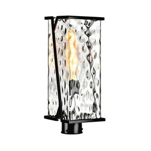 Waterfall 18'' High 1-Light Outdoor Post Light - Matte Black 1