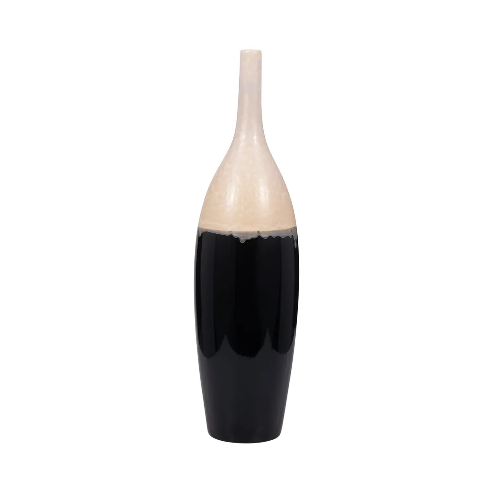 TROYSIDE WHITE VASE 27 (IN)