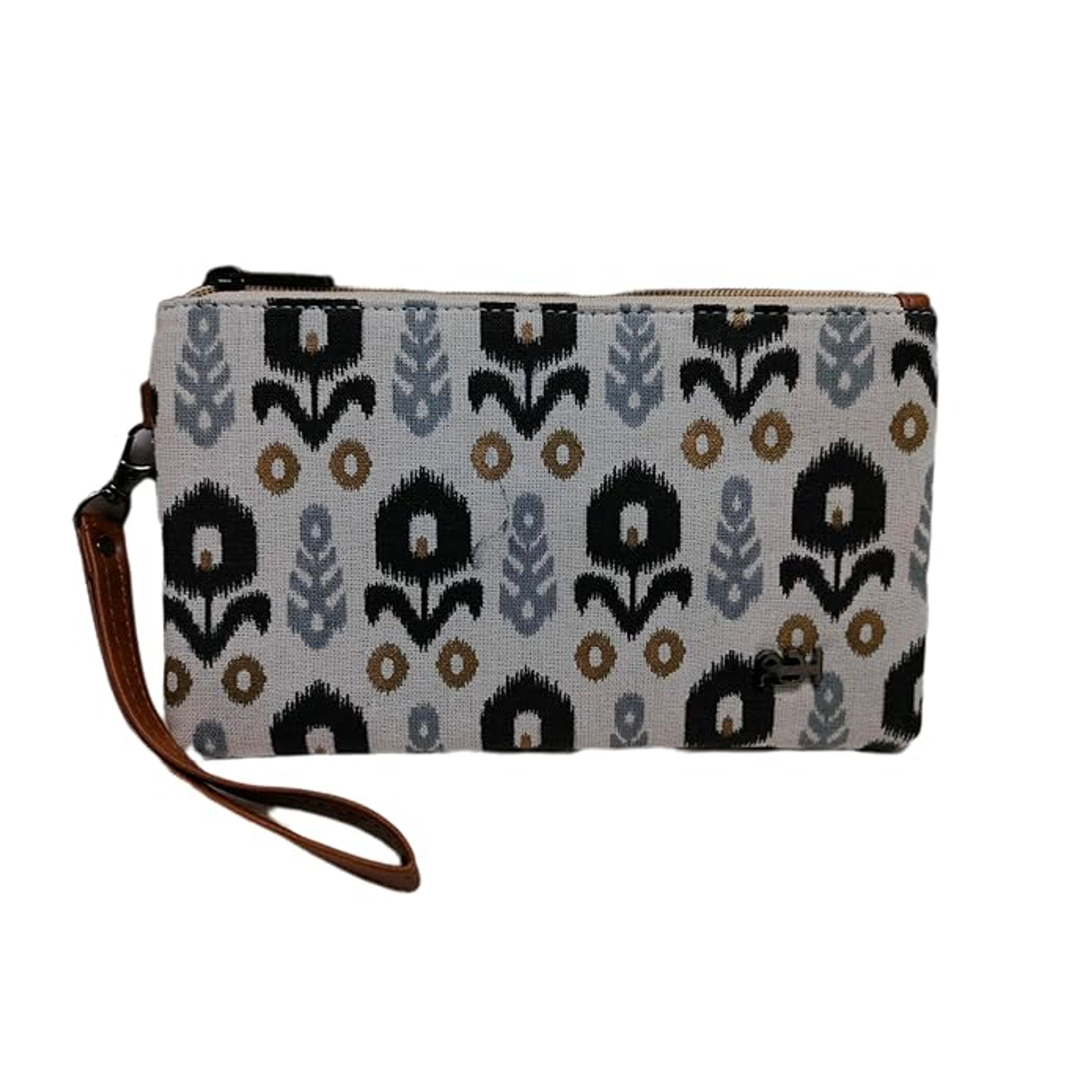 24 OZ. HEAVY NATURAL CANVAS WRISTLET - NAVY