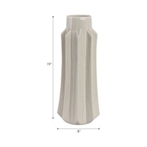 BAKERHAVEN TAUPE VASE 19 (IN) 9