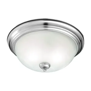 Harmony 14'' Wide 2-Light Flush Mount - Brushed Nickel 1