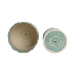MORGANWIND SET OF 2 GREEN PLANTER 10 (IN) 7