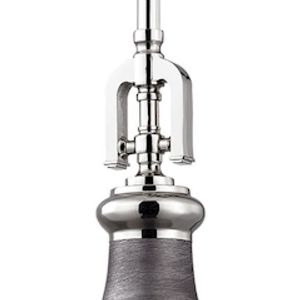 Rutherford 9'' Wide 1-Light Mini Pendant - Weathered Zinc 4