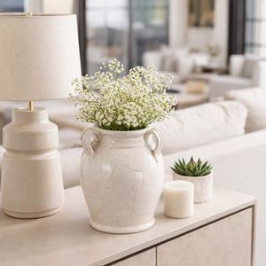 COHENWAY WHITE VASE 10 (IN) 2