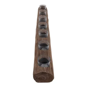 ENNISMORE BROWN TEALIGHT HOLDER 4 (IN) 6