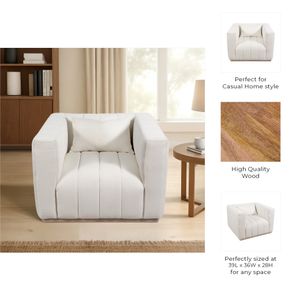EDMONDHAM IVORY CHAIR 28 (IN) 10