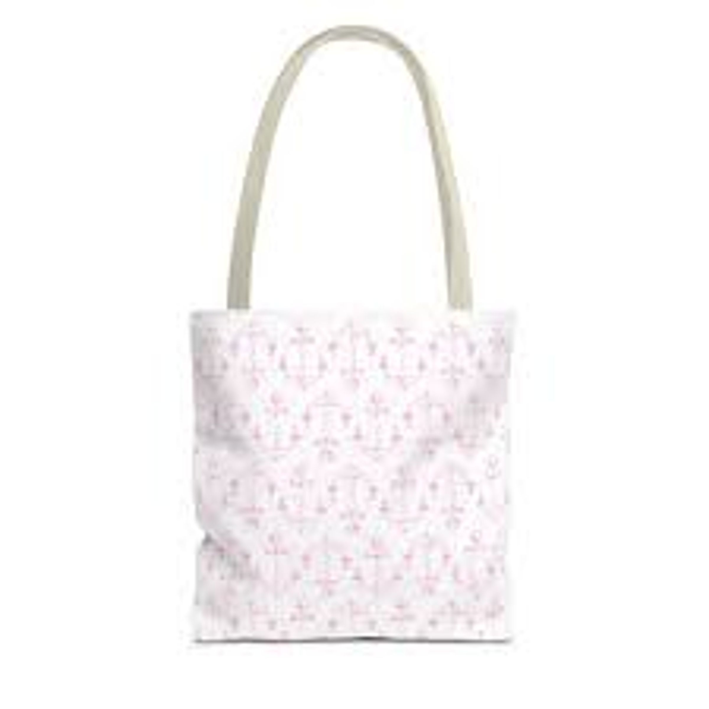REPEAT ANCHOR CANVAS TOTE - PINK