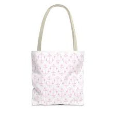 REPEAT ANCHOR CANVAS TOTE - PINK
