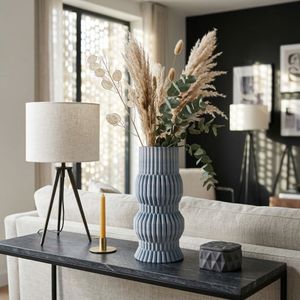 GRIFFINRUN BLUE VASE 15 (IN) 10