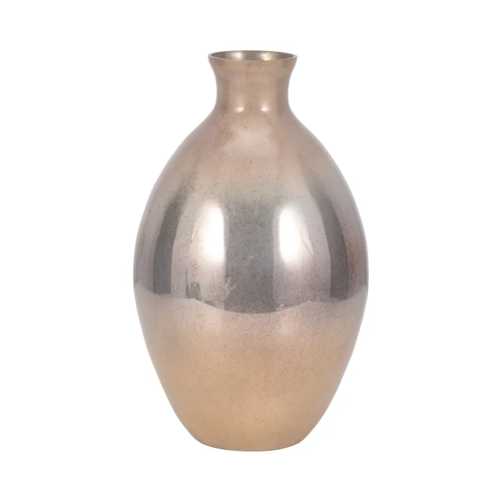 ELMONTDALE GOLD GLASS VASE 15 (IN)