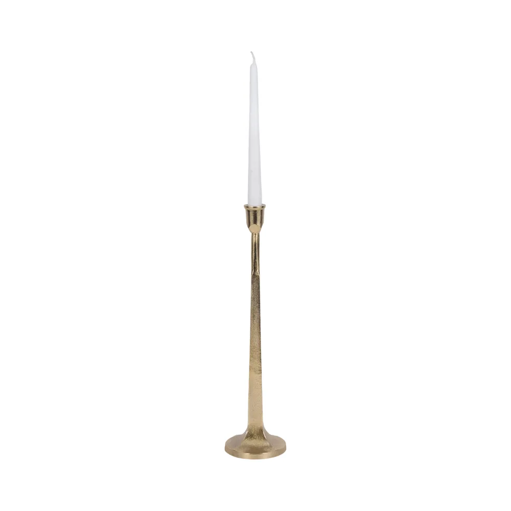 DALELEY GOLD CANDLE HOLDER 17 (IN)