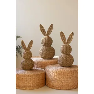 Set of 3 Woven Vine Easter Rabbits 4