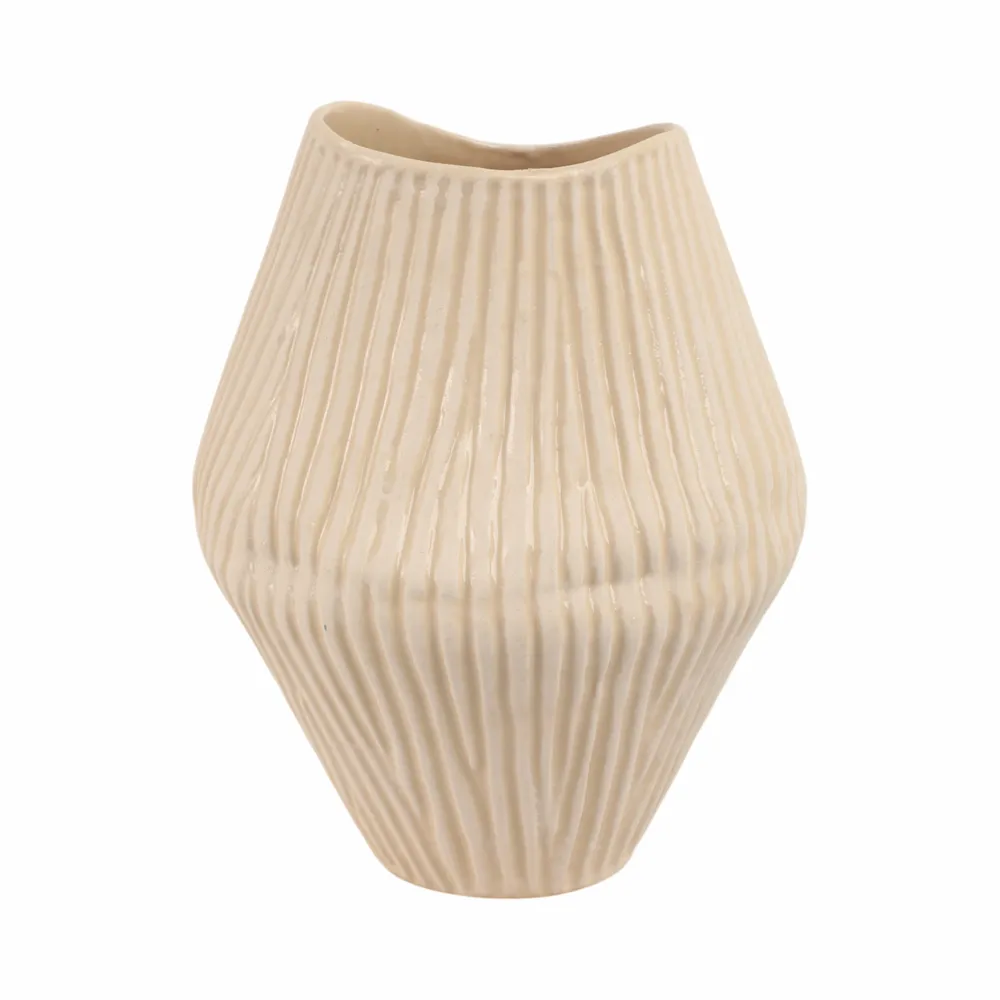 SYLVANGATE CREAM VASE 13 (IN)
