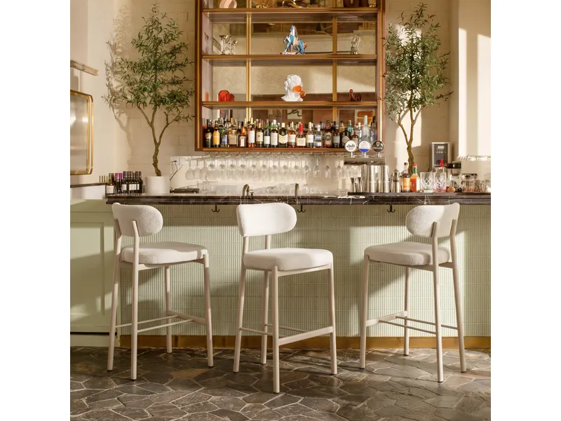 Aurea Barstool Light Gray 2