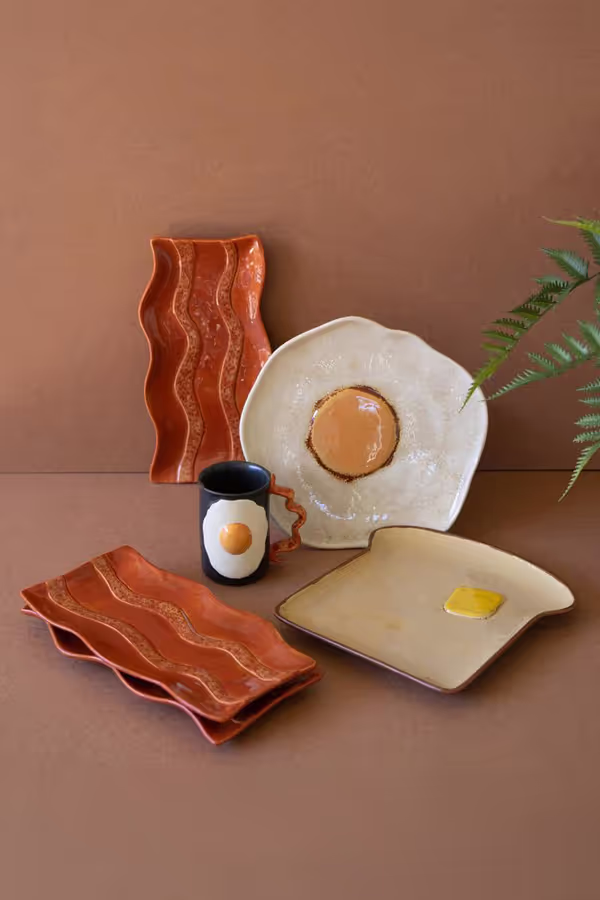 Ceramic Bacon Platter